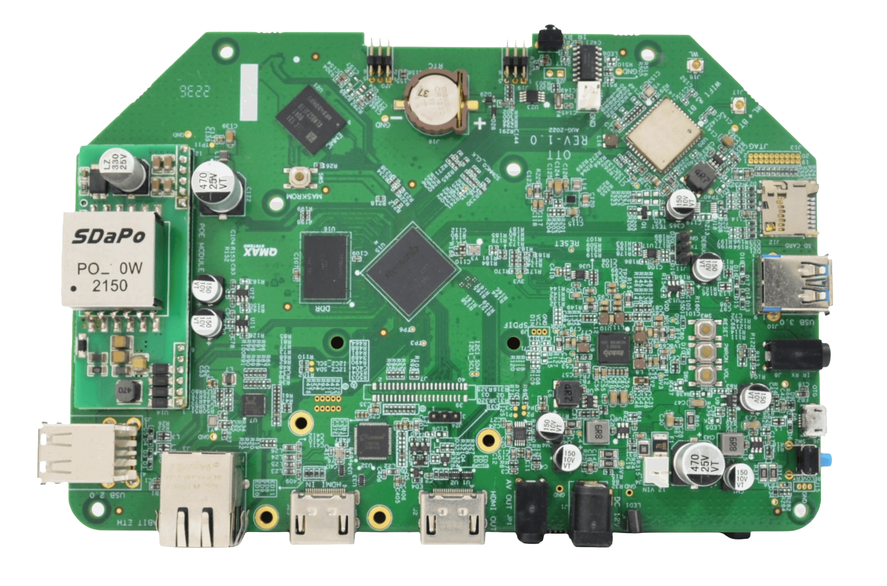 Industrial IOT gateway with POE