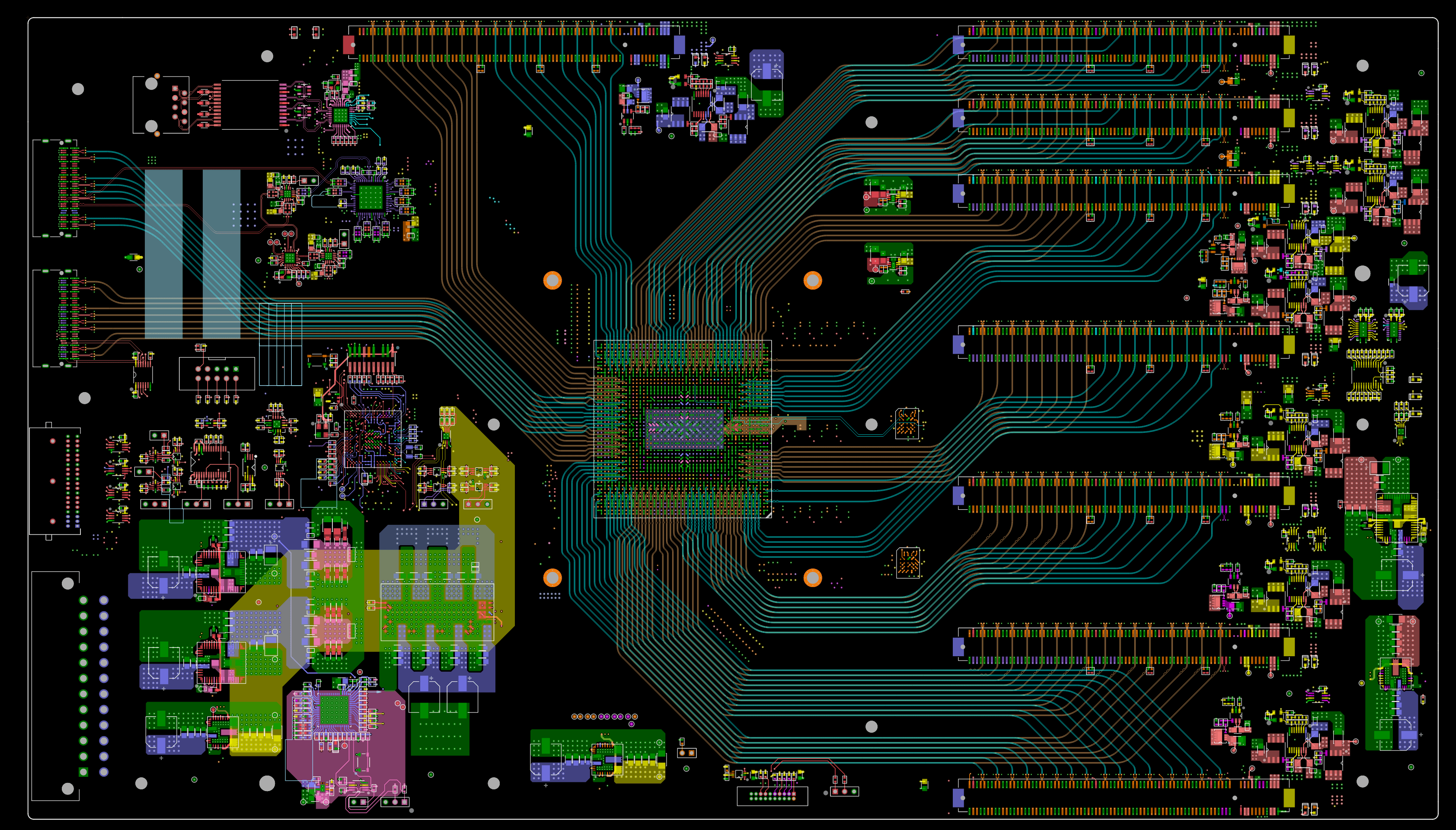 AI GPU Expansion Chassis Motherboard